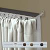 A&F Rod Dcor - 5/8 inch Double Blackout Curtain Rod 84-120 inch - Satin Nickel view 2