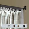 A&F Rod Dcor - 5/8 inch Double Blackout Curtain Rod 48-84 inch - Black view 2