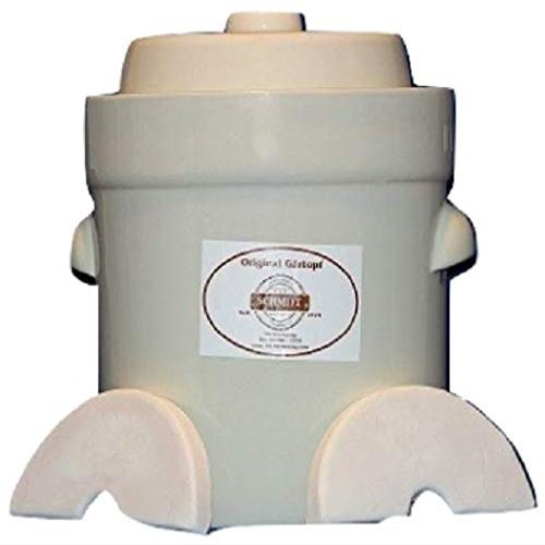 Nik Schmitt WHITE Fermenting Crock Pots 10 Liter ME3210
