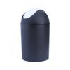 6 Pcs Bathroom Accessories Set, Accesorios para Bao ABS Bathroom Sets with Toothbrush Cup Toothbrush and Toothpaste Holder Lotion Dispenser Rubbish Bin Toilet with Holder, Black view 3