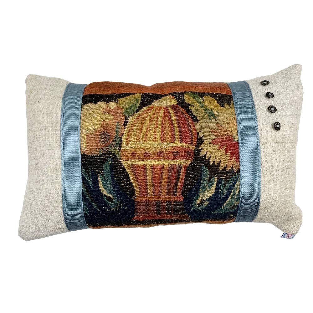 17th Century Tapestry Border Pillow