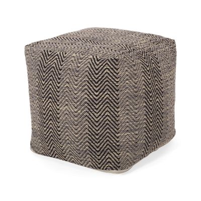 Christopher Knight Home Dora Cube Pouf, Brown, Beige, Yellow