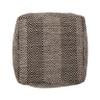 Christopher Knight Home Dora Cube Pouf, Brown, Beige, Yellow view 4