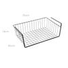 Metaltex Lava Kanguro - Under Shelf Storage Basket - Space-Saving Shelf Organiser - Undershelf Basket for Kitchen Essentials - With Touch-Therm Finish -40 x 26 x 14cm, Black view 4