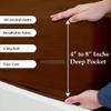 Olympic Queen Sheets (66 x 80) - Chocolate Solid, 4 Piece Camper Sheet Set, 100% Egyption Cotton, 8 Inch Deep Pocket Fitted Sheet with Elastic All Around, Soft & Luxurious, Hotel Quality Sheets view 3