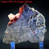 5.5" 1.2lb Hexagonal Columnar Pink Purple Fluorescence Calcite Cluster White Natural Crystal Geode Collectible Mineral Gemstone - China view 4