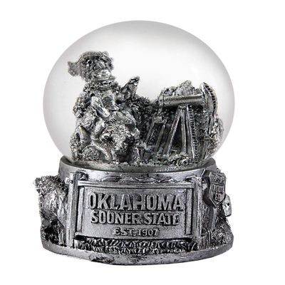 Americaware Oklahoma Snow Globe -65 mm