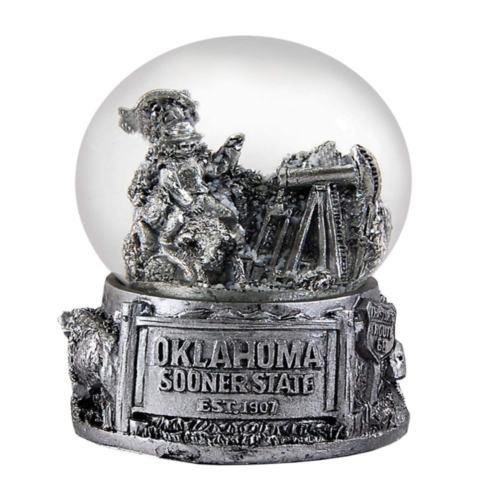 Americaware Oklahoma Snow Globe -65 mm