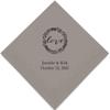 Weddingstar Personalized Printed Paper Napkins 3-Ply 50 Pack - Luncheon Pewter view 1