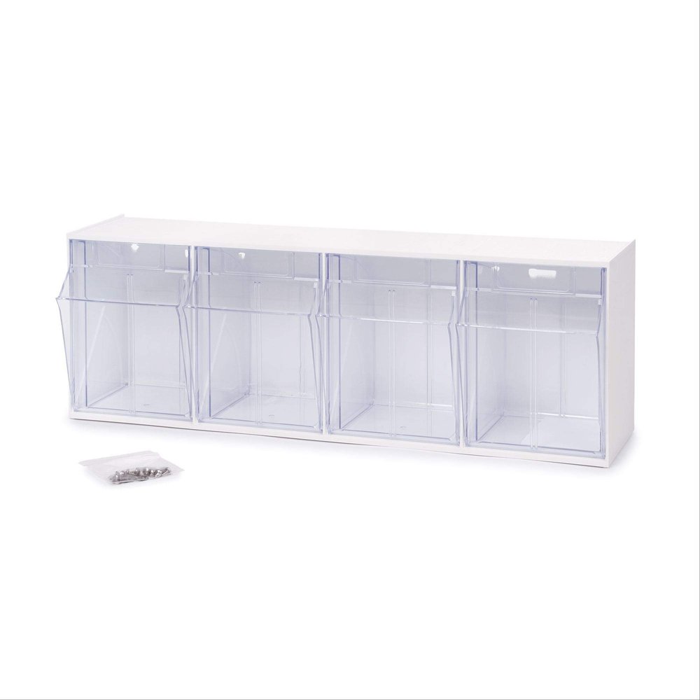 Phlebotomy Replenishment Station Accessories - 4-Multi Bin Unit with Fasteners