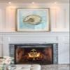 Renditions Gallery Biscayne Treasure II Nautilus Seashell Painting Nautical Art Framed Giclee Canvas Prints Coastal Wall Decor view 3