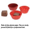 Cybrtrayd Make'n Mold No.5 Glassine, Red Paper Candy Cup, 5 view 2