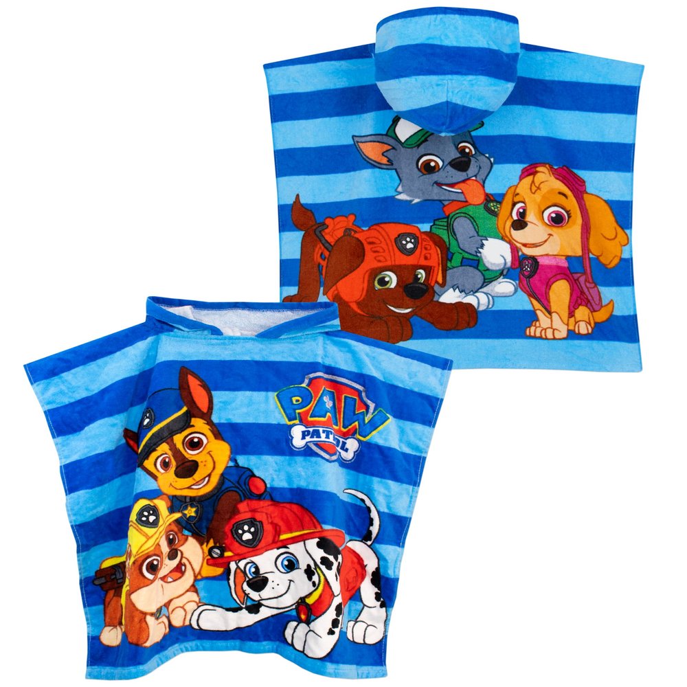 Paw Patrol Boys' Hooded Towel Poncho One Size