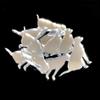 Labrador Dog Crafting Mirrors, Set of 10, Silver Mirror, Shatterproof view 2