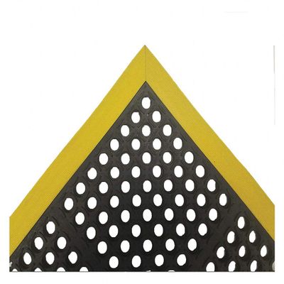 Drainage Mat, Black wYlwBrdr, 3ft4"x10ft4"