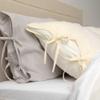 Best Home Fashion Linen Duvet Set with Tie Straps- Casual Elegance, Lightweight and Stylish Bedding, Blanket-Twin-White- 86 L x 68 W view 4