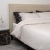 Best Home Fashion Linen Duvet Set with Tie Straps- Casual Elegance, Lightweight and Stylish Bedding, Blanket-Twin-Light.GREY-86 L x 68 W view 2