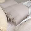 Best Home Fashion Linen Duvet Set with Tie Straps- Casual Elegance, Lightweight and Stylish Bedding, Blanket-Twin-Light.GREY-86 L x 68 W view 4