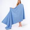 American Soft Linen 100% Cotton 600 GSM Turkish 40x80 Oversized Bath Towel Sheet, Extra Large Adult Towels for Bathroom, Sky Blue Bath Sheet view 1