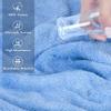 American Soft Linen 100% Cotton 600 GSM Turkish 40x80 Oversized Bath Towel Sheet, Extra Large Adult Towels for Bathroom, Sky Blue Bath Sheet view 4