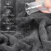 American Soft Linen 100% Cotton 600 GSM Turkish 40x80 Oversized Bath Towel Sheet, Extra Large Adult Towels for Bathroom, Dark Gray Bath Sheet view 4