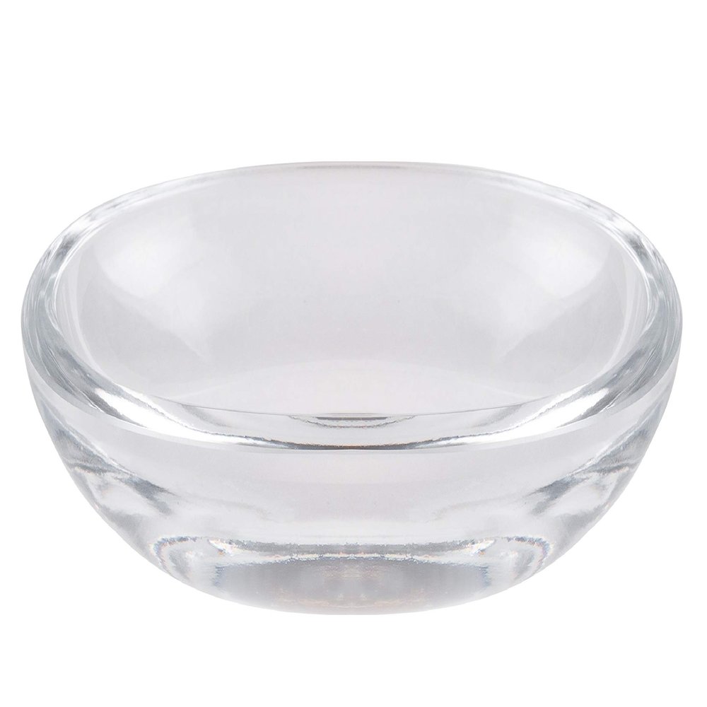 Barski Glass Soap Dish - Bar Holder - Tray - - Oval - 5.75" Length - Very Thick Glass - for Bathroom and Shower - Kitchen - Sink - Powder Room - Classic Clear Made in Europe