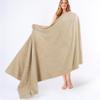 American Soft Linen 100% Cotton 600 GSM Turkish 40x80 Oversized Bath Towel Sheet, Extra Large Adult Towels for Bathroom, Beige Bath Sheet view 1
