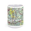 Bishop International Airport, Flint, MI, USA FAA Sectional Aeronautical Charts Chart Mug, 15oz view 2
