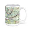 Bishop International Airport, Flint, MI, USA FAA Sectional Aeronautical Charts Chart Mug, 15oz view 3
