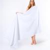 American Soft Linen 100% Cotton 600 GSM Turkish 40x80 Oversized Bath Towel Sheet, Extra Large Adult Towels for Bathroom, White Bath Sheet view 1