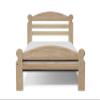 Arizona Twin-XL Bed Solid Pine Wooden Bed Unfinished with Hardwood Slats Suitable for Boys Girls Kids Bedroom Wooden Bed Frame Easy to Assemble Single Bed view 3