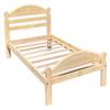 Arizona Twin-XL Bed Solid Pine Wooden Bed Unfinished with Hardwood Slats Suitable for Boys Girls Kids Bedroom Wooden Bed Frame Easy to Assemble Single Bed view 4