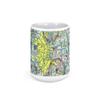 Charlotte Douglas International Airport (CLT), Josh Birmingham Parkway, Charlotte, NC, USA FAA Sectional Aeronautical Charts Chart Mug, 15oz view 2