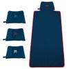 FITLY 3-in-1 Multipurpose Towel - Bath Towels and Waterproof Car Seat Protector, Absorbent Gym Towel Cover After Workout for Yoga, Swimming, Camping, Beach - Microfiber Cover & Car Accessories - Red view 1