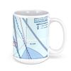 Daytona Beach International Airport, Daytona Beach, FL, USA FAA Sectional Aeronautical Charts Chart Mug, 15oz view 3
