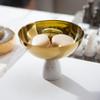 Anna New York Coluna Nut Bowl: Carrara Gold view 2