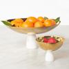 Anna New York Coluna Nut Bowl: Carrara Gold view 4