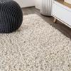 JONATHAN Y Mercer Shag Plush Cream Runner Rug, 2x8, Contemporary, Modern, Easy-Cleaning for Living Room, Bedroom, Kitchen, Pet Friendly, Non-Shedding (MCR106D-28) view 4