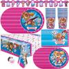 Pink Skye Paw Patrol Party Supplies and Decorations for Girls Birthday Party, Features Skye and Everest, Serves 16 Guests, Includes Tableware and Decor with Table Cover, Banner, Plates, Napkins & More view 1
