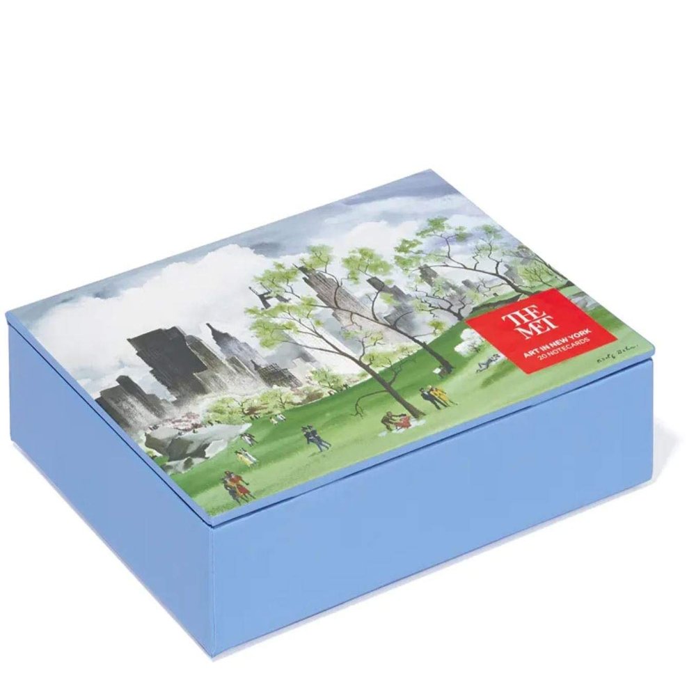 "New York in Art", Boxed Set of 20 Notecards in Keepsake Box, Metropolitan Museum of Art