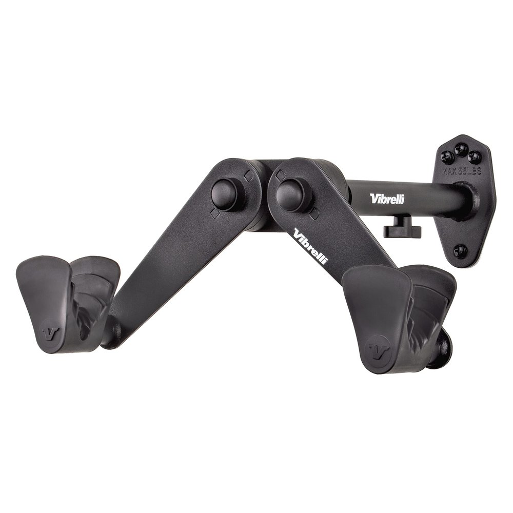 Vibrelli Bike Wall Mount - Horizontal Storage Rack for Hanging Bicycles in Garage - Adjustable Bike Hanger, Holder - Wall Bike Rack Hooks for Bicycle
