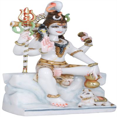 Exotic India Lord Shiva, Multicolor
