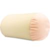 Microbead Bolster Neck Roll Pillow, 14x8 in Cylinder Tube, Off White Cream view 1
