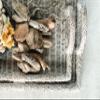 Creative Co-Op Decorative Rattan Trays with Handles & Whitewashed Finish (Set of 2 Sizes) view 2