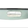 Creative Co-Op 15" Round Gather Together to Each and Make Memories Enameled Metal Cut-Out Handles Tray, Blue view 4