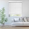 CHICOLOGY Faux Wood Blinds , Window Blinds , Wood Blinds , Window Shades , Window Treatments , Blinds & Shades , Window Shades For Home , Wooden Blinds , Basic White , 48"W X 72"H view 3