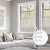 CHICOLOGY Faux Wood Blinds , Window Blinds , Wood Blinds , Window Shades , Window Treatments , Blinds & Shades , Window Shades For Home , Wooden Blinds , Basic White , 36"W X 84"H view 2