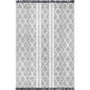 nuLOOM Indoor/Outdoor Striped Miriam Area Rug, 4x6, Grey view 3