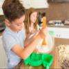 Handstand Kitchen Dinosaur Buddies 7-piece Real Cake Baking Set with Recipes view 3