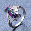 Bansriracha Rainbow Fire Mystic Topaz Gemstone Rings Pure 925 Sterling Silver Jewelry Wedding Party Gift for Women Size 6-10 (8) view 4
